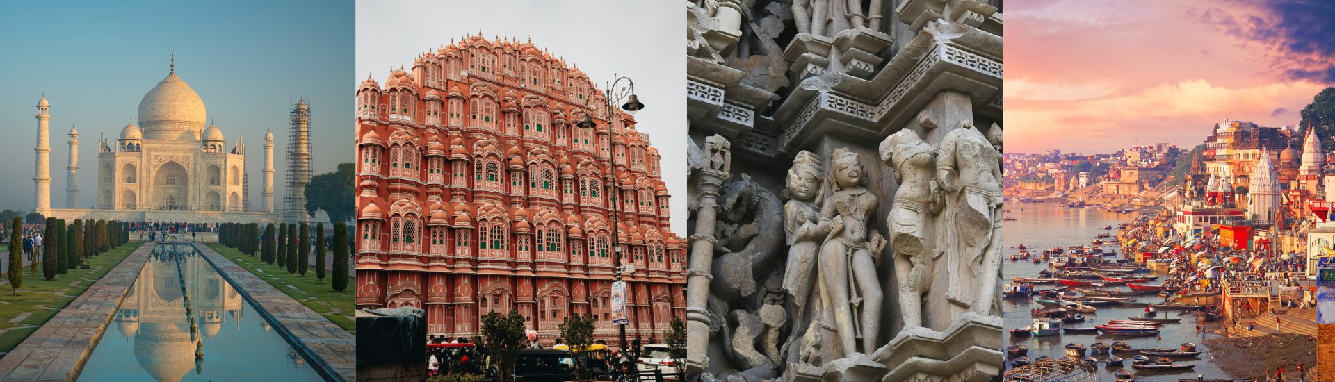 Taj Mahal with Khajuraho